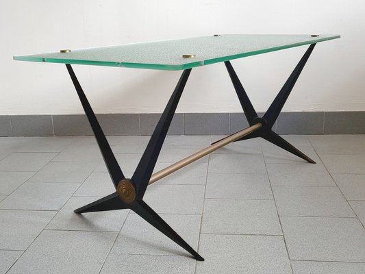 Mid-Century Coffee Table in Steel by Angelo Ostuni, 1950s-CGX-1806193