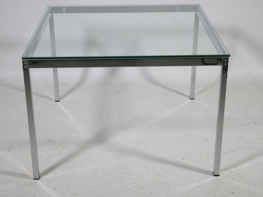 Mid-Century Coffee Table Made of Chrome and Glass by Krasemann, 1968-LVS-1760302