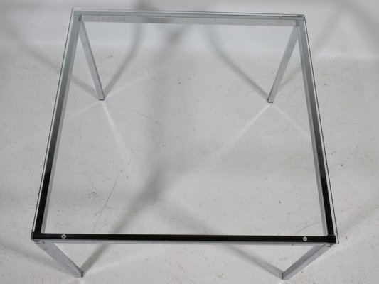 Mid-Century Coffee Table Made of Chrome and Glass by Krasemann, 1968-LVS-1760302