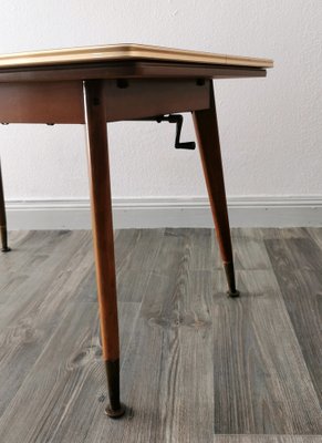 Mid-Century Coffee Table with Abstract Patterned Top, 1950s-FW-1781293