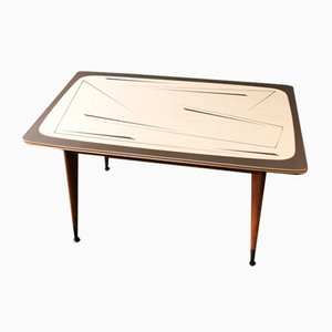 Mid-Century Coffee Table with Abstract Patterned Top, 1950s-FW-1781293