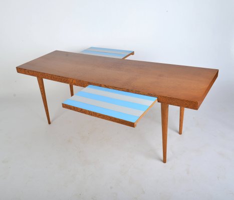 Mid-Century Coffee Table with Formica Pull-Out Extensions, 1960s-VHD-1716499