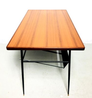 Mid-Century Coffee Table with Magazine Rack, Italy, 1950s-FQG-1742711