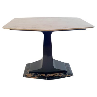 Mid-Century Coffee Table with Marble Top and Base-FO-1256614