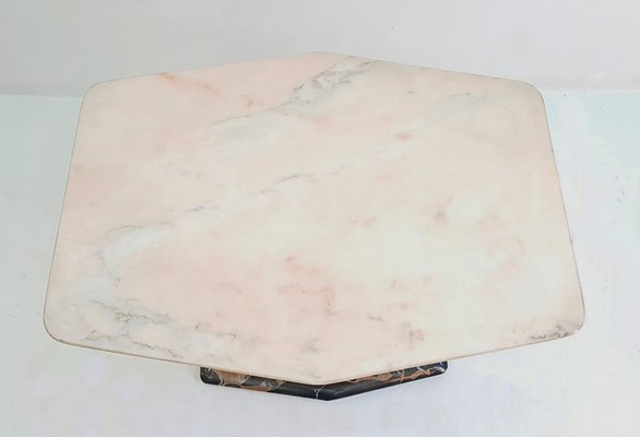 Mid-Century Coffee Table with Marble Top and Base-FO-1256614