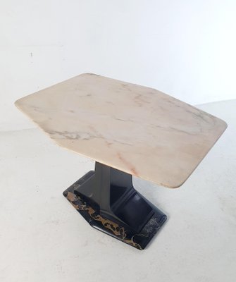 Mid-Century Coffee Table with Marble Top and Base-FO-1256614