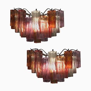 Mid-Century Colored Murano Glass Sconces by Toni Zuccheri for Venini, Set of 2-MBH-1032078