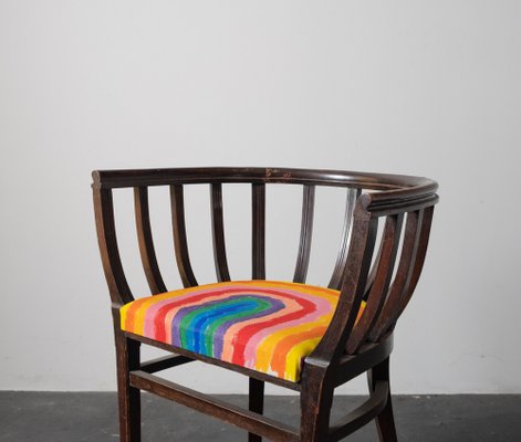 Mid-Century Colorful Desk Chair, 1940s-OFV-1817786