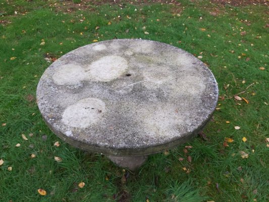 Mid-Century Concrete Garden Table in the Style of Mangiarotti & Up & Up-WBX-782619