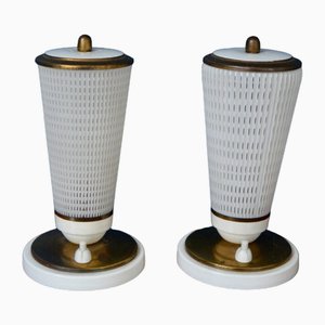 Mid-Century Conical Table Lamps, 1950s, Set of 2-AIU-1806245