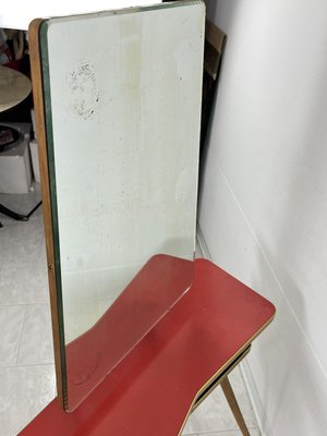 Mid-Century Console with Reclining Mirror, 1950s-YST-2033650