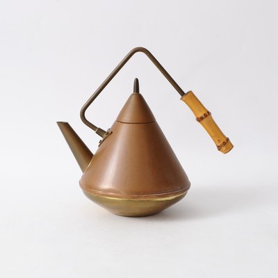 Mid-Century Copper and Brass Teapot, 1960s-IXK-1442047