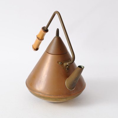 Mid-Century Copper and Brass Teapot, 1960s-IXK-1442047