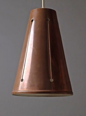 Mid-Century Copper Ceiling Lamp, 1950s-ESB-1816554