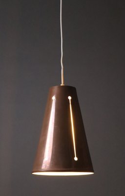 Mid-Century Copper Ceiling Lamp, 1950s-ESB-1816554