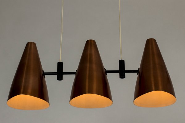 Mid-Century Copper Ceiling Lamp by Eje Ahlgren-NL-726515