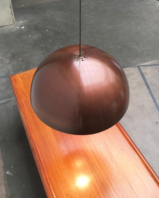 Mid-Century Copper Dome Pendant-UAH-792080