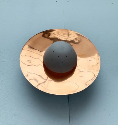 Mid-Century Copper Plafoniere Ceiling Lamp-UAH-1029091