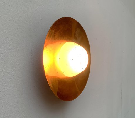 Mid-Century Copper Plafoniere Ceiling Lamp-UAH-1029091