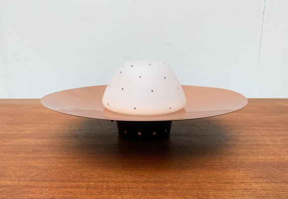 Mid-Century Copper Plafoniere Ceiling Lamp-UAH-1029091