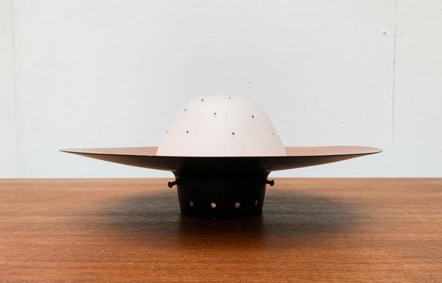 Mid-Century Copper Plafoniere Ceiling Lamp-UAH-1029091