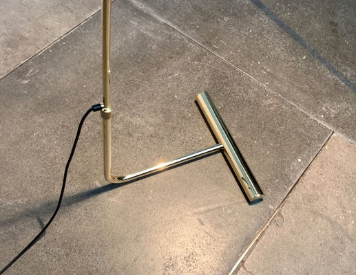 Mid-Century Counterweight Brass Floor Lamp, 1960s-UAH-1299736