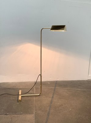 Mid-Century Counterweight Brass Floor Lamp, 1960s-UAH-1299736