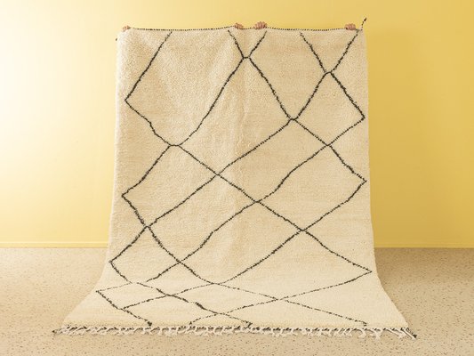 Mid-Century Cream Berber Rug-GPP-1328128