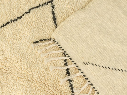 Mid-Century Cream Berber Rug-GPP-1328128