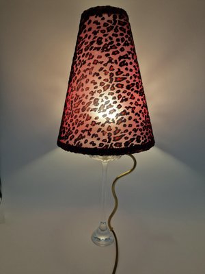 Mid-Century Crystal and Brass Lamp, 1970s-RKF-1758808