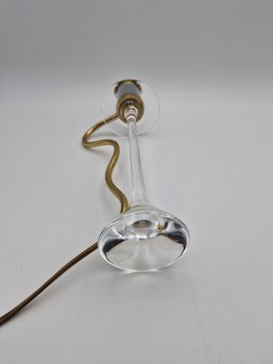 Mid-Century Crystal and Brass Lamp, 1970s-RKF-1758808