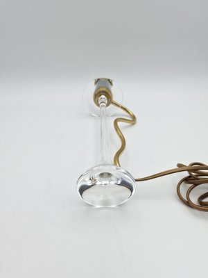 Mid-Century Crystal and Brass Lamp, 1970s-RKF-1758808