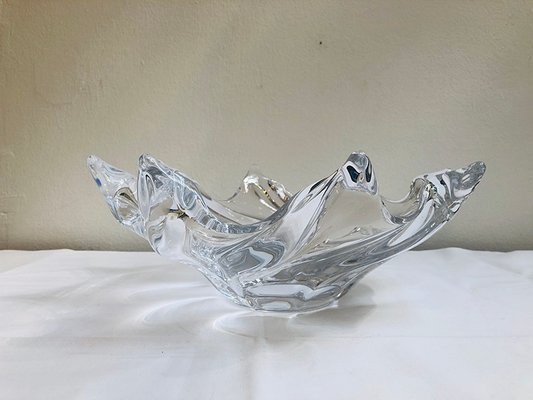 Mid-Century Crystal Bowl from Art Vannes, 1970s-RZY-608543