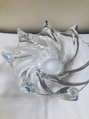 Mid-Century Crystal Bowl from Art Vannes, 1970s-RZY-608543