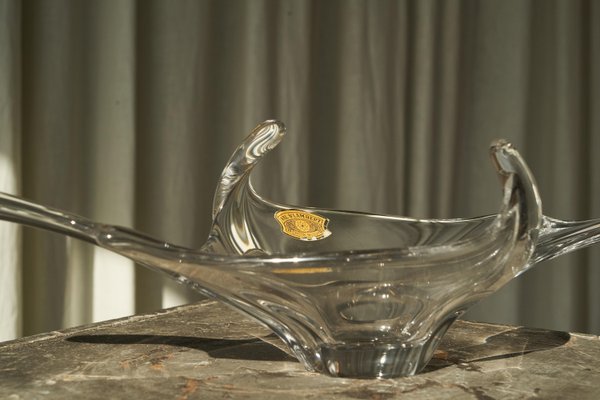 Mid-Century Crystal Centerpiece from Val Saint Lambert, Belgium, 1940s-FEW-2024220