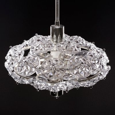 Mid-Century Crystal Chandelier, 1960s-QBR-1004689