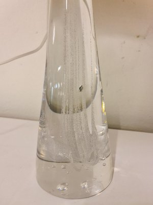 Mid-Century Crystal Glass Table Lamp by Vicke Lindstrand for Kosta, Sweden-UYK-806780