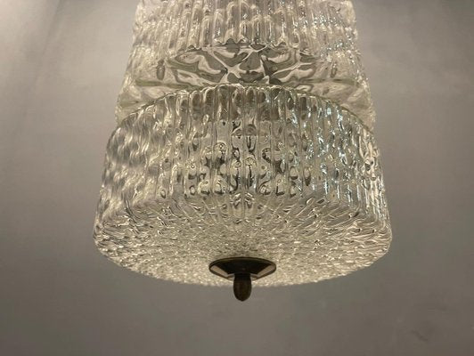 Mid-Century Crystal Light Pendant, 1970s-JJC-1447210