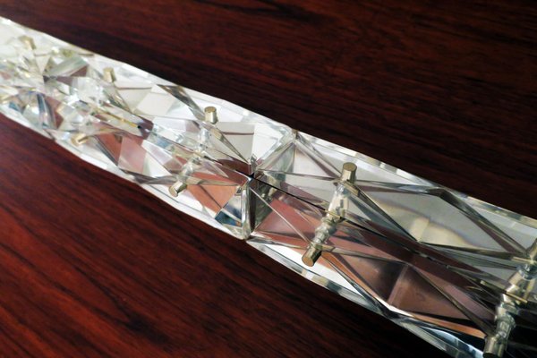 Mid-Century Crystal Long Wall Light from Kinkeldey, 1960s-ED-2017152