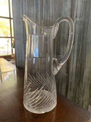 Mid-Century Crystal Pitcher, Hungary, 1960s-OXJ-1737391