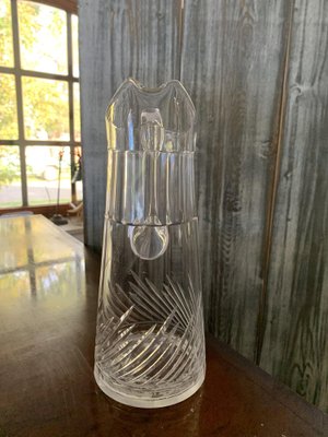 Mid-Century Crystal Pitcher, Hungary, 1960s-OXJ-1737391