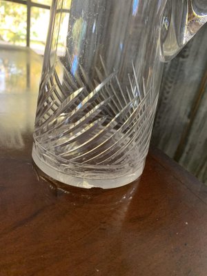 Mid-Century Crystal Pitcher, Hungary, 1960s-OXJ-1737391