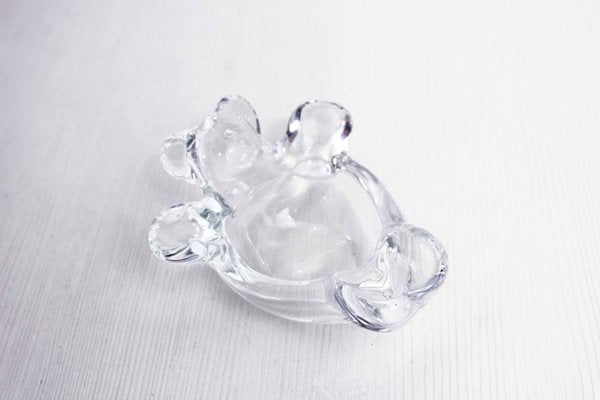 Mid-Century Crystal Teddy Bear Ashtray from Vannes Le Châtel-BQF-1351244