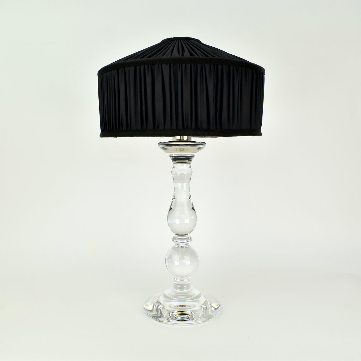 Mid-Century Crystal Windsor Table Lamp