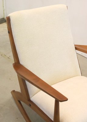 Mid-Century Cube Boomerang Rocking Chair by Søren Georg Jensen, 1950s-FYZ-1798621