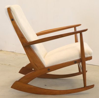 Mid-Century Cube Boomerang Rocking Chair by Søren Georg Jensen, 1950s-FYZ-1798621