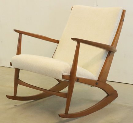 Mid-Century Cube Boomerang Rocking Chair by Søren Georg Jensen, 1950s-FYZ-1798621