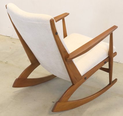 Mid-Century Cube Boomerang Rocking Chair by Søren Georg Jensen, 1950s-FYZ-1798621