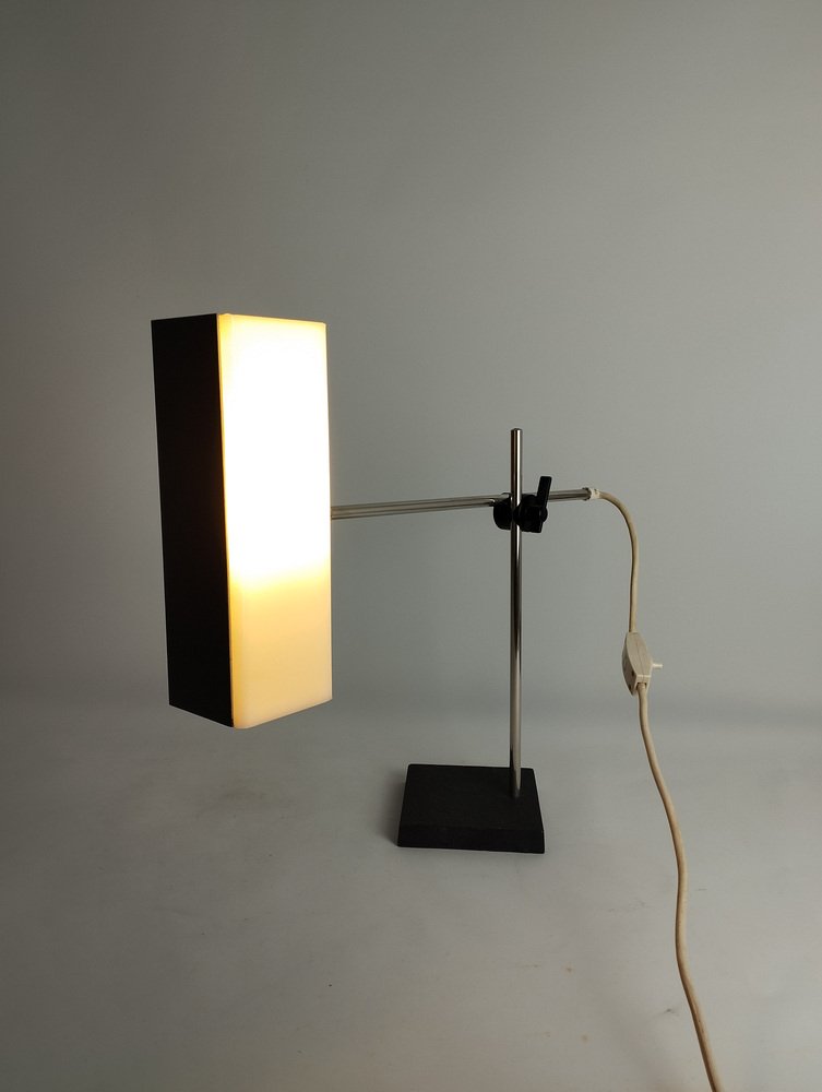 Mid-Century Cubic Desk Lamp from Leclaire & Schäfer