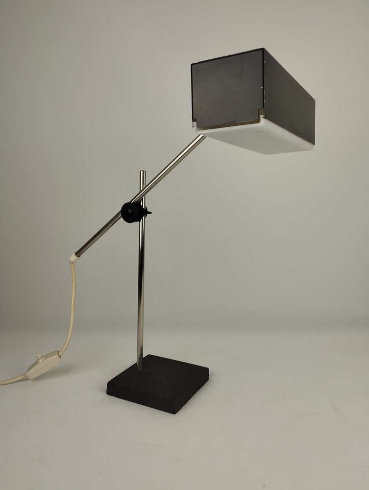 Mid-Century Cubic Desk Lamp from Leclaire & Schäfer